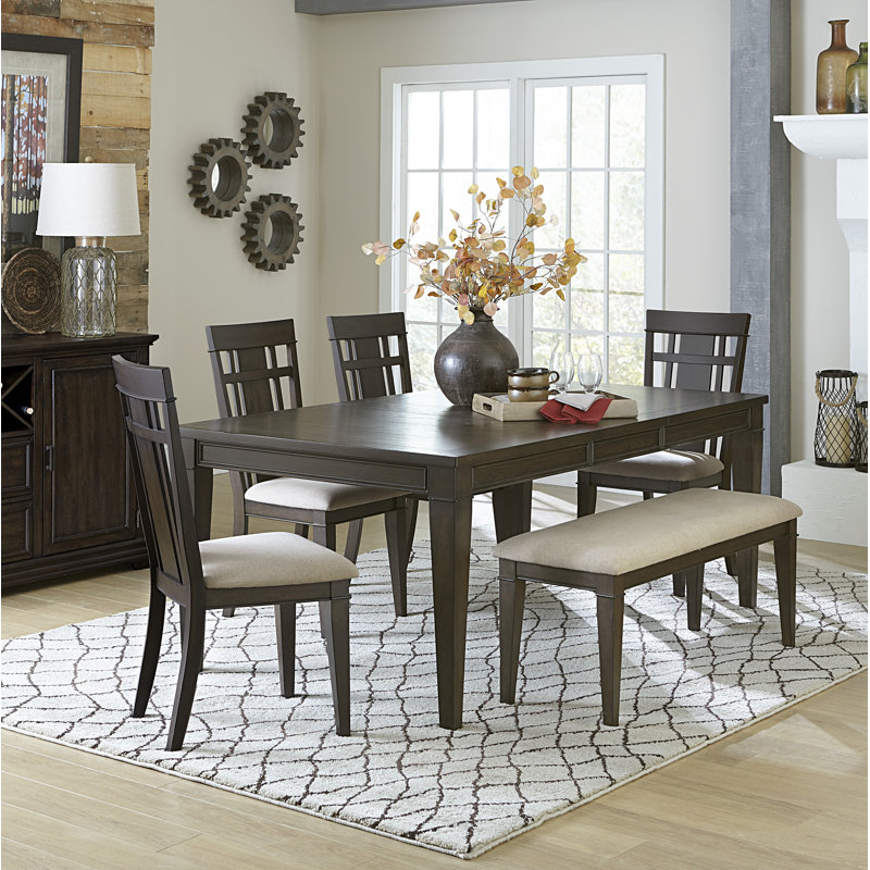 Hagood Extendable Four Leg Dining Set