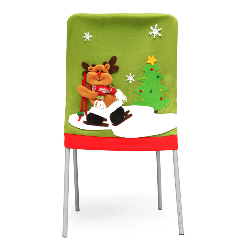 Fabric Box Cushion Dining Chair Slipcover