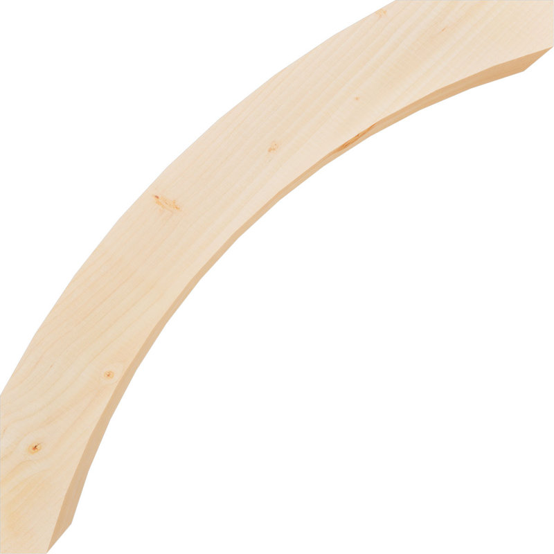 Genouillère Thorton, Sapin Douglas de 3 1/2 po (lisse), 28 po X P 28 po H