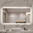 48*24in LED bathroom mirror
