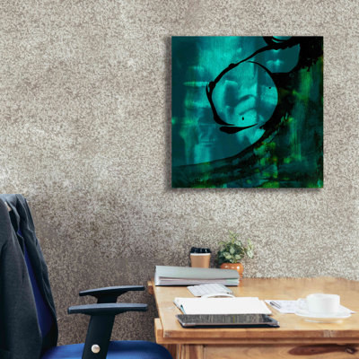 «Turquoise Element III» par Sisa Jasper, art mural sur toile