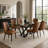 Faux Leather Upholstered Solid Back Side Chair-2058058663