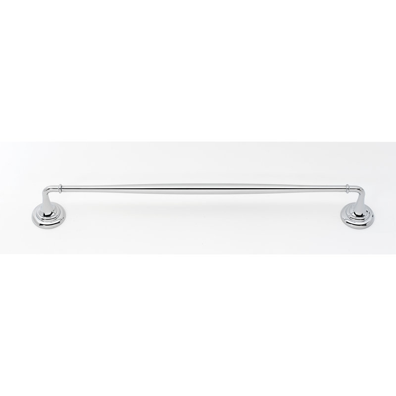 Charlies Towel Bar, Polished Chrome, 2" H x 32" L x 2.75" D