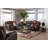 Alonii 90.5" Italian Leather Pillow Top Arm Reclining Sofa-50597926-50597929