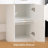 Makeup Vanity Desk With 3-Color LED Lighted Mirror & Power Outlet