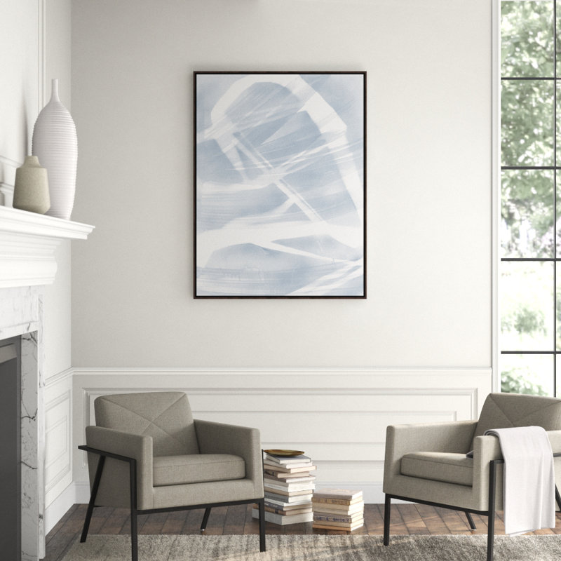 Light Touch II Print by Guseul Park, Glass Coat Framed, 49.5" H x 37.5" W