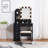 Besancon 4 drawer dressing table with light-1987452771