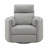 Faux Leather Swivel Glider Recliner Chair