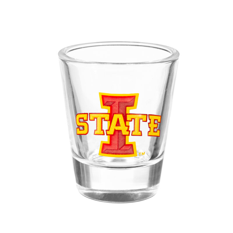 4 pièces en céramique et verre 2 oz Ensemble de tasses, Iowa State University