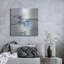 Art mural en métal luxueux «Daylight» par Silvia Vassileva, 36 po x 36 po