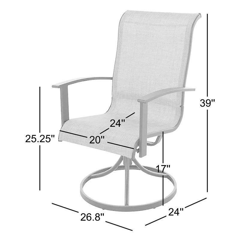 Errik Patio Dining Armchair, Coffee