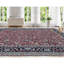 Tapis rouge noué à la main de haute qualité