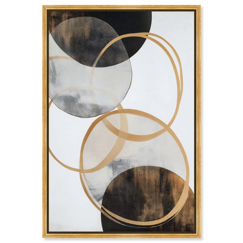 "Urban Orbits I", reproduction d'art sur toile par Art Remedy, H 24 po x l 16 po, Cadre blanc