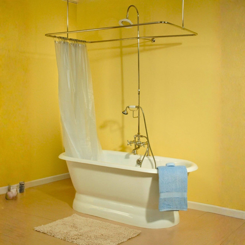 The Lagoon 5.5 ft. Cast Iron Double End Pedestal Tub by Strom Living