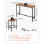 119.99 cm Iron Mini Bar Cabinet