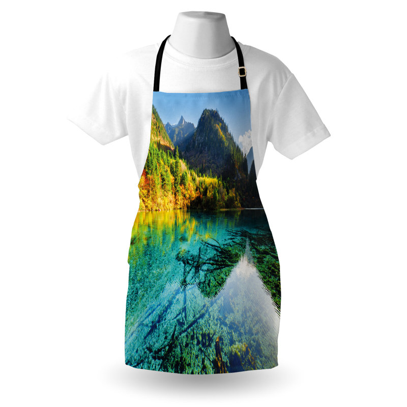 No Pattern Bib Apron