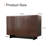 Guilren Modern 3-Door Sideboards Accent Cabinet, Walnut Wood Credenza with Storage