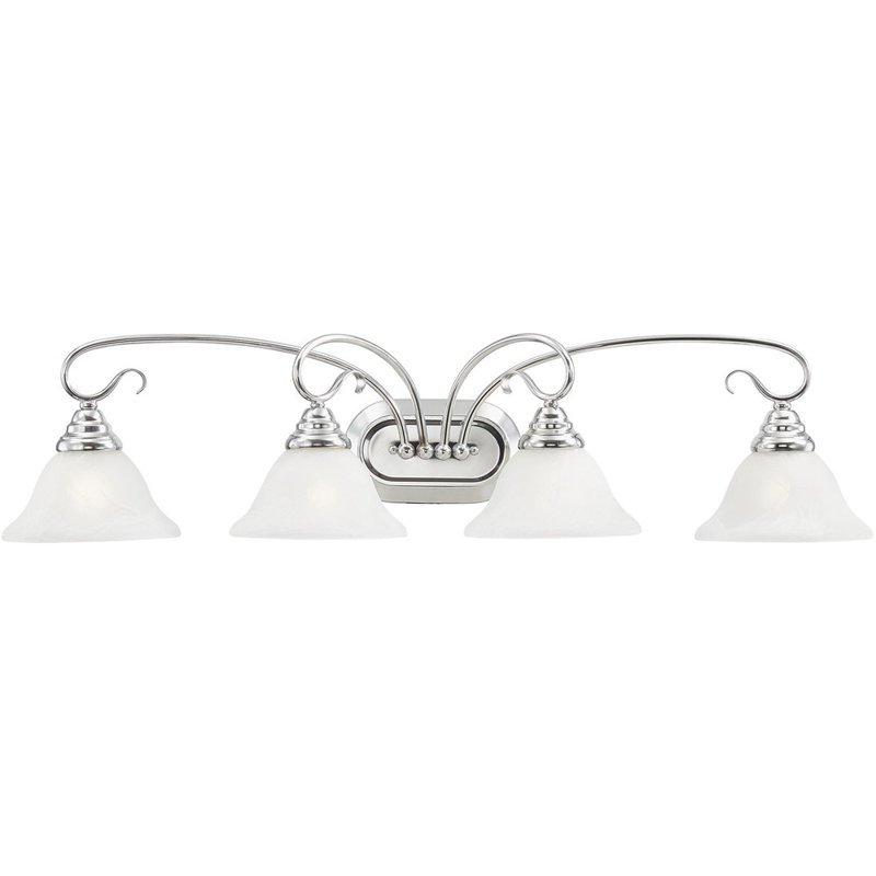 Midtown 4 - Light Vanity Light, Polished Chrome