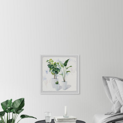 «Bird Of Paradise Foliage II», reproduction encadrée