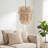Boho-Chic Tiered Macrame 1-Light Chandelier