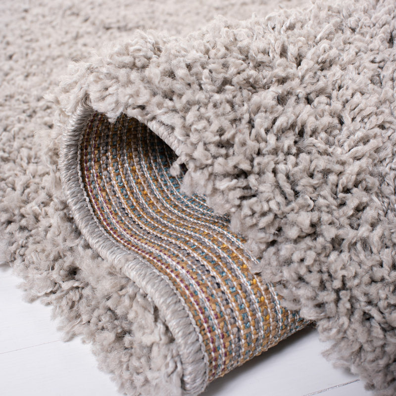 Siragan Shag 500 Performance Solid Color Rug, Rectangle 8' x 10'