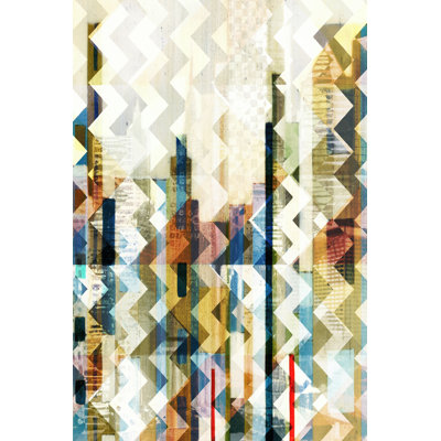 Urban Chevron I by Vision Studio - Wrapped Canvas Print