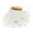 Dereham Alabaster Semi Flush Mount