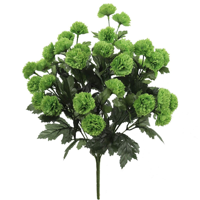 Pot artificiel Mum, Vert