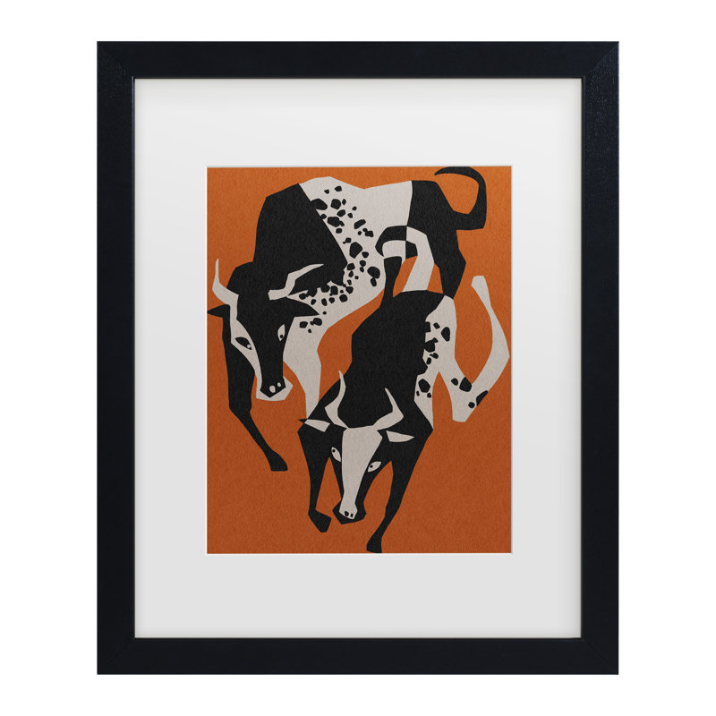 Œuvre encadrée «ologia », Black Framed, H 13 po x l 16 po