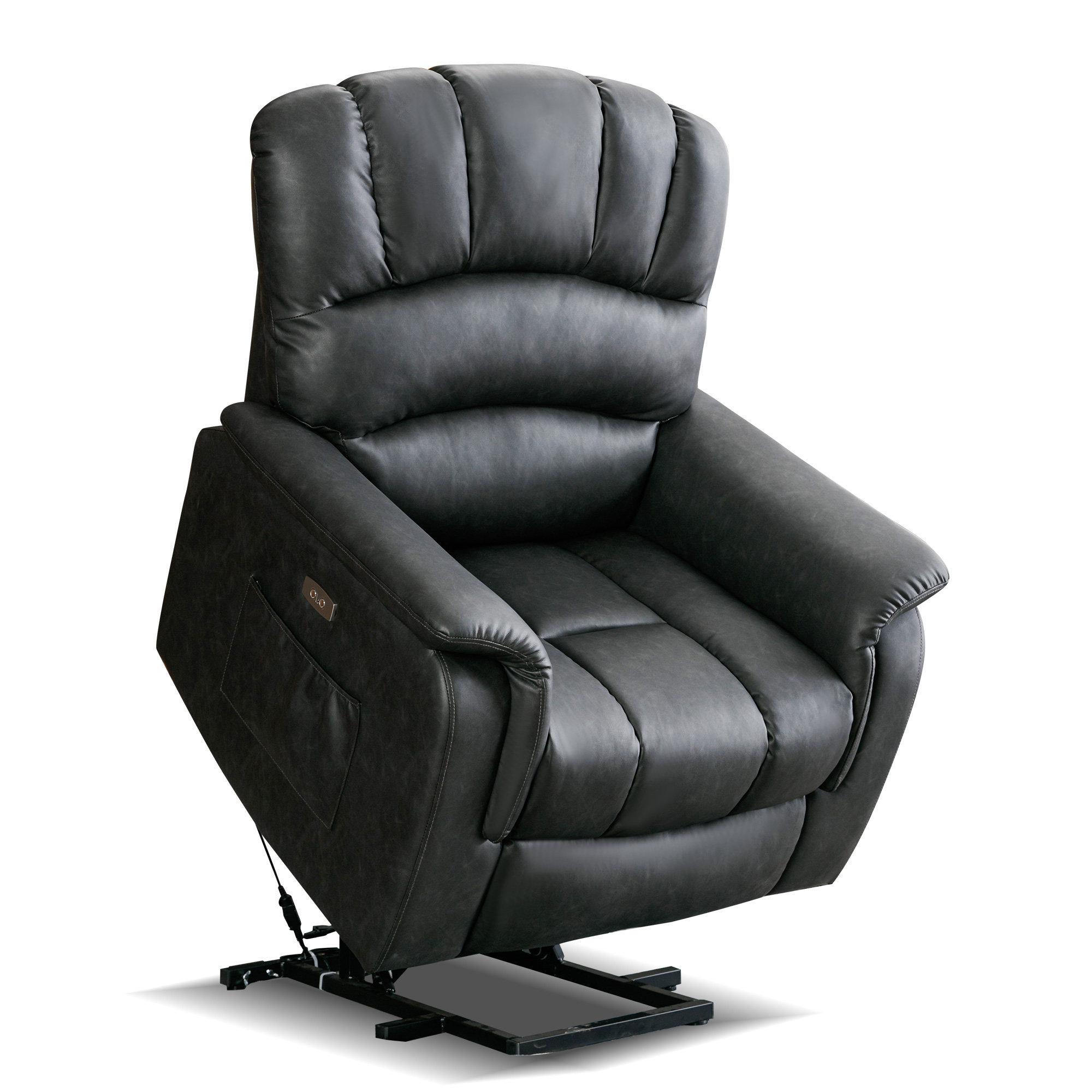 Inbox Zero Upholstered Heated Massage Chair & Reviews