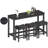 Mellisha 3-Person Counter Height Dining Set-825189346