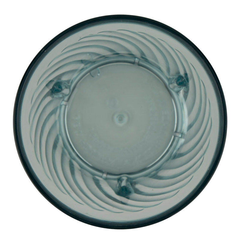 GET Gobelets en plastique incassables sans BPA Tahiti, 9 onces, transparent (ensemble de 12), Verre à vin, Vert