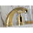Kingston Brass Manhattan Two-Handle 3-Hole Deck Mount Widespread Bathroom Faucet with Retail Pop-Up Drain-98054976