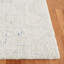 Tapis damassé en laine et coton pour animal de compagnie ébène bleu / ivoire-593116550