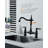 Bridge Centerset Kitchen Faucet for Sink, 2 Hole Brass Kitchen Sink Faucet-101981308