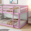 Solid Wooden, Solid Rubber Wooden Loft Bed With Ladder, With Bed Platform Of Strengthened Slats