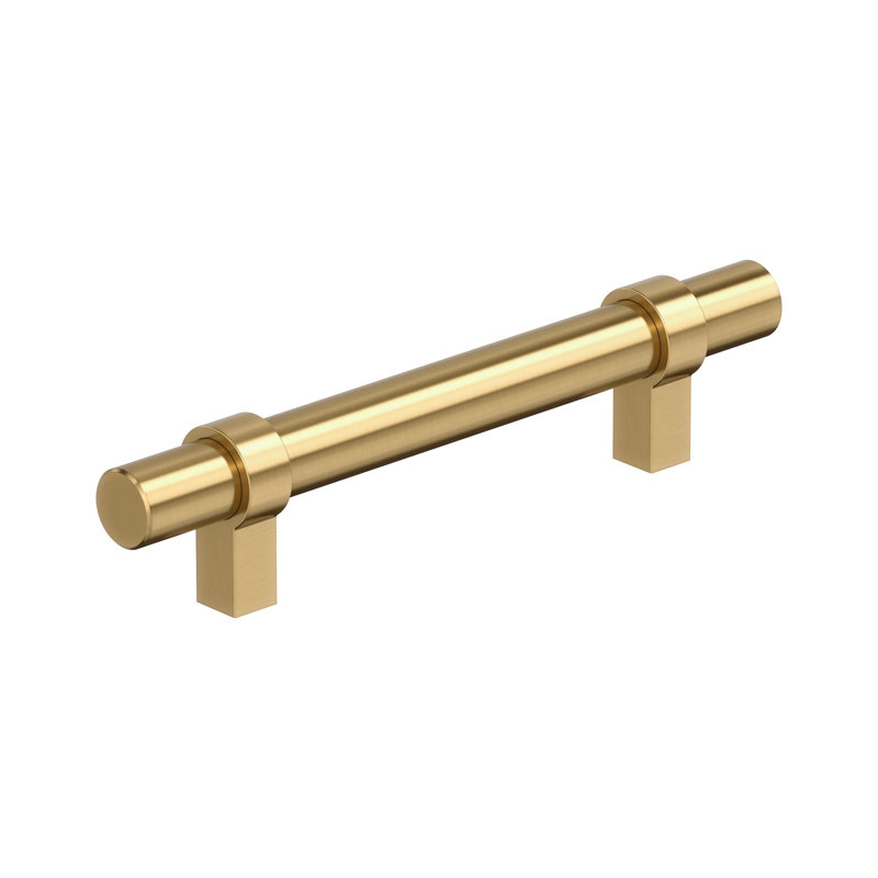 Poignée d'armoire bronze champagne central de centre à centre 3-3 / 4 po (96 mm) - paquet de 10, 3 3/4", Bronze champagne