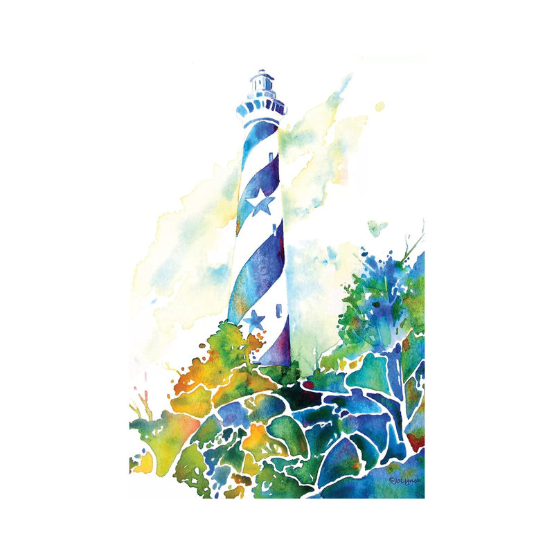 Hatteras Lighthouse 1 Piece Wrapped Canvas Wall Art, 66.04 cm H x 45.72 cm W x 1.91 cm D
