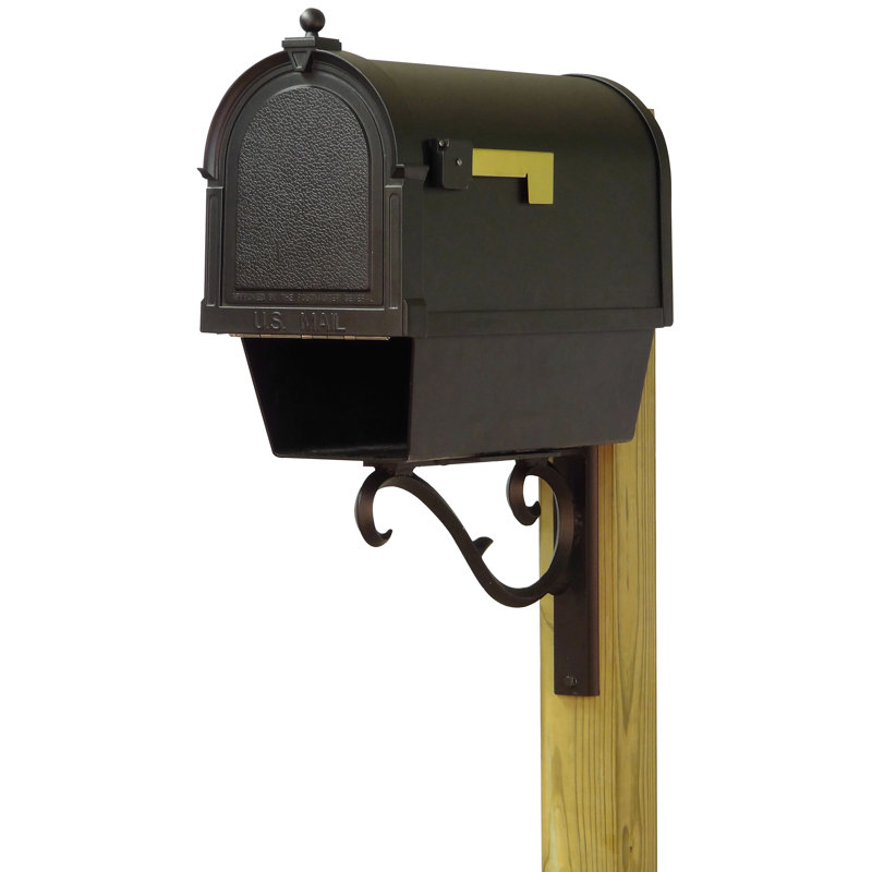 Berkshire Aluminum Post Mounted Mailbox