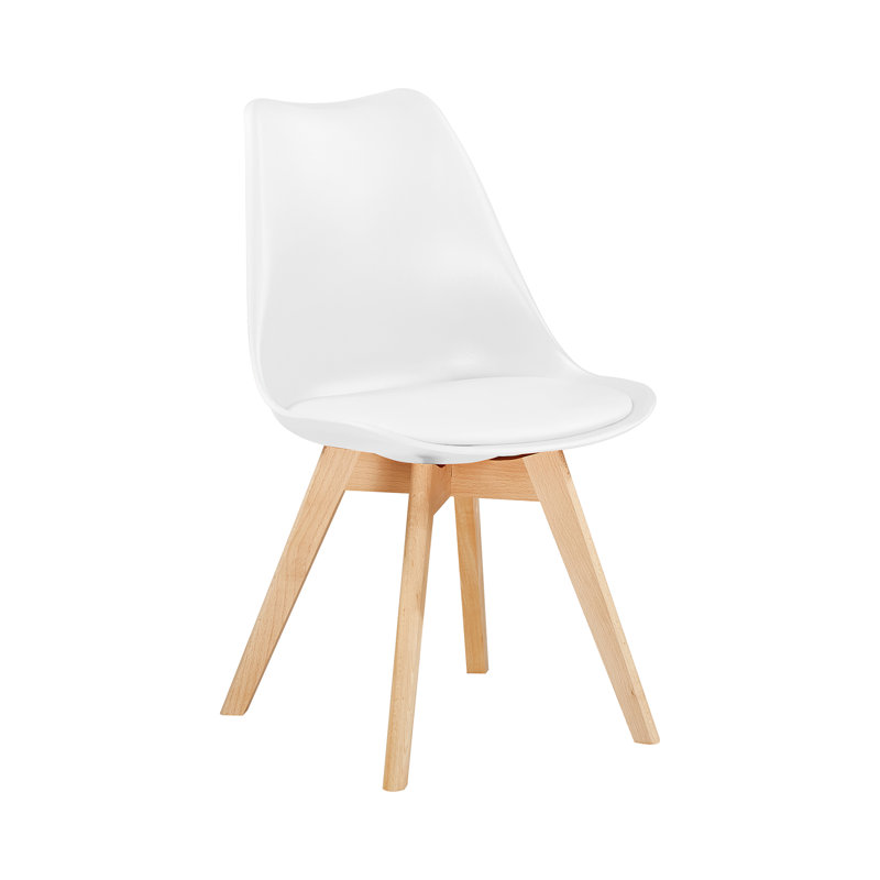 Croxley 116.84cm H Upholstered Side Chair, White