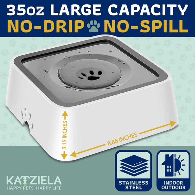 Bol d'eau pour chien et chat Katziela