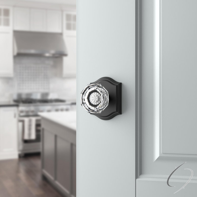 Crystal Door Knob with Baldwin Reserve Rosette