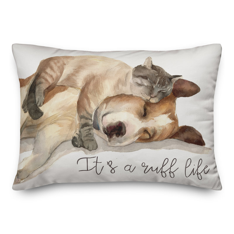  Ruff Life Rectangular Pillow Cover & Insert