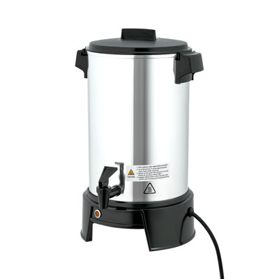 Urne à café commerciale, distributeur de boissons chaudes de 6 tasses avec robinet sans égouttement, 40 tasses, cafetière commerciale à brassage rapide, contrôle automatique de la température, pour la restauration, les réceptions, les fêtes et les restaurants