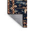 Tapis persan gris lavable à la machine-1217521037