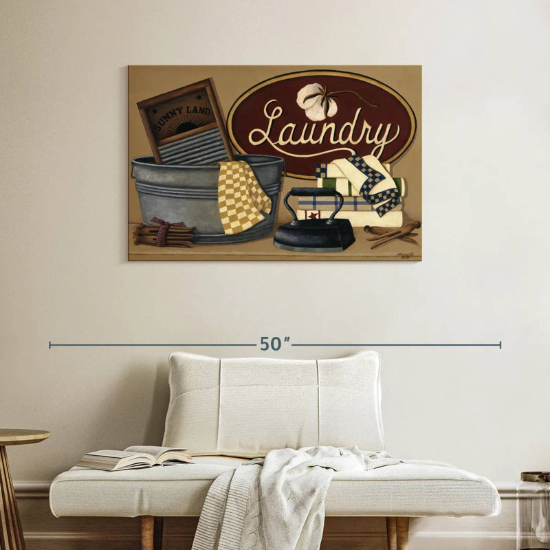 Tergel Vintage Laundry, 26" H x 39" W