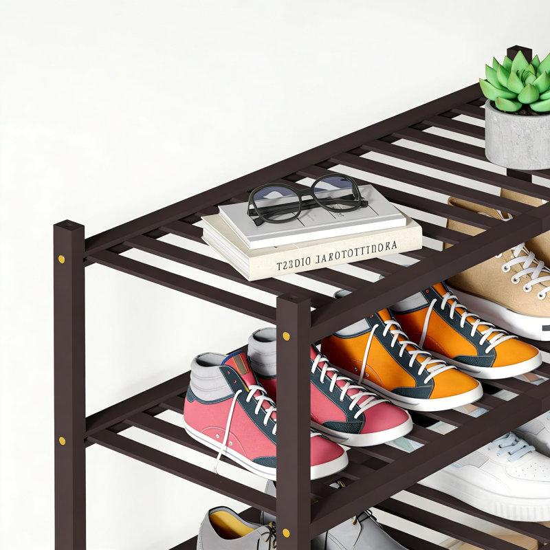 Bamboo Shoe Rack