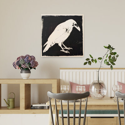 Art mural Stark White Raven