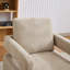 Fauteuil demi-tonneau large pivotant rembourré (ensemble de 2)-103230801
