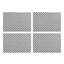 Flax Check Placemat, Set Of 4-541460540